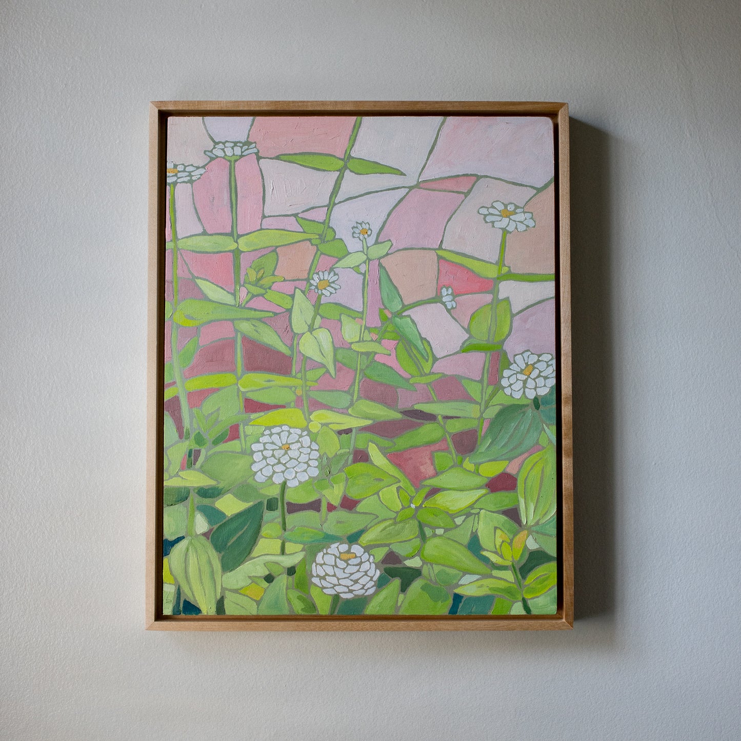 Pink sunlight