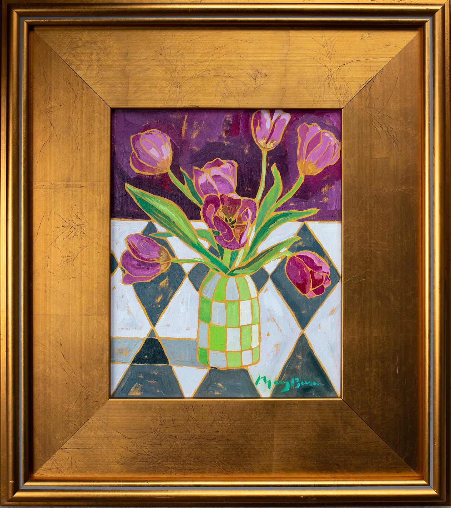Tulips in Check