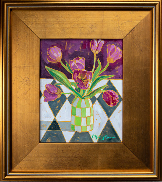 Tulips in Check