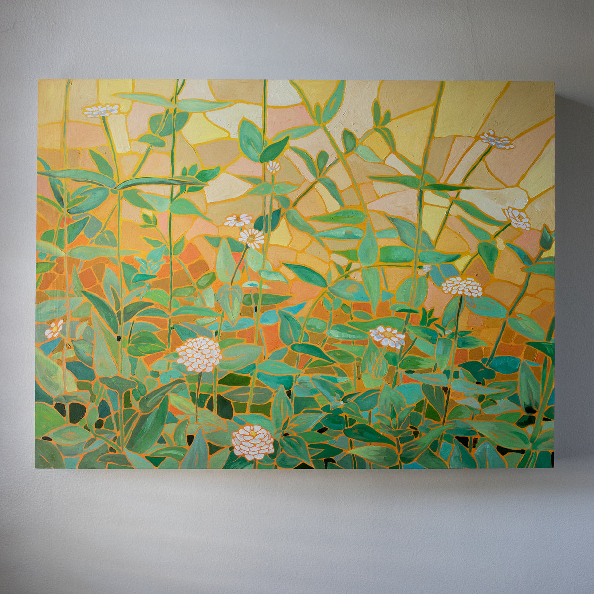 Garden Aglow Mary Benson Art